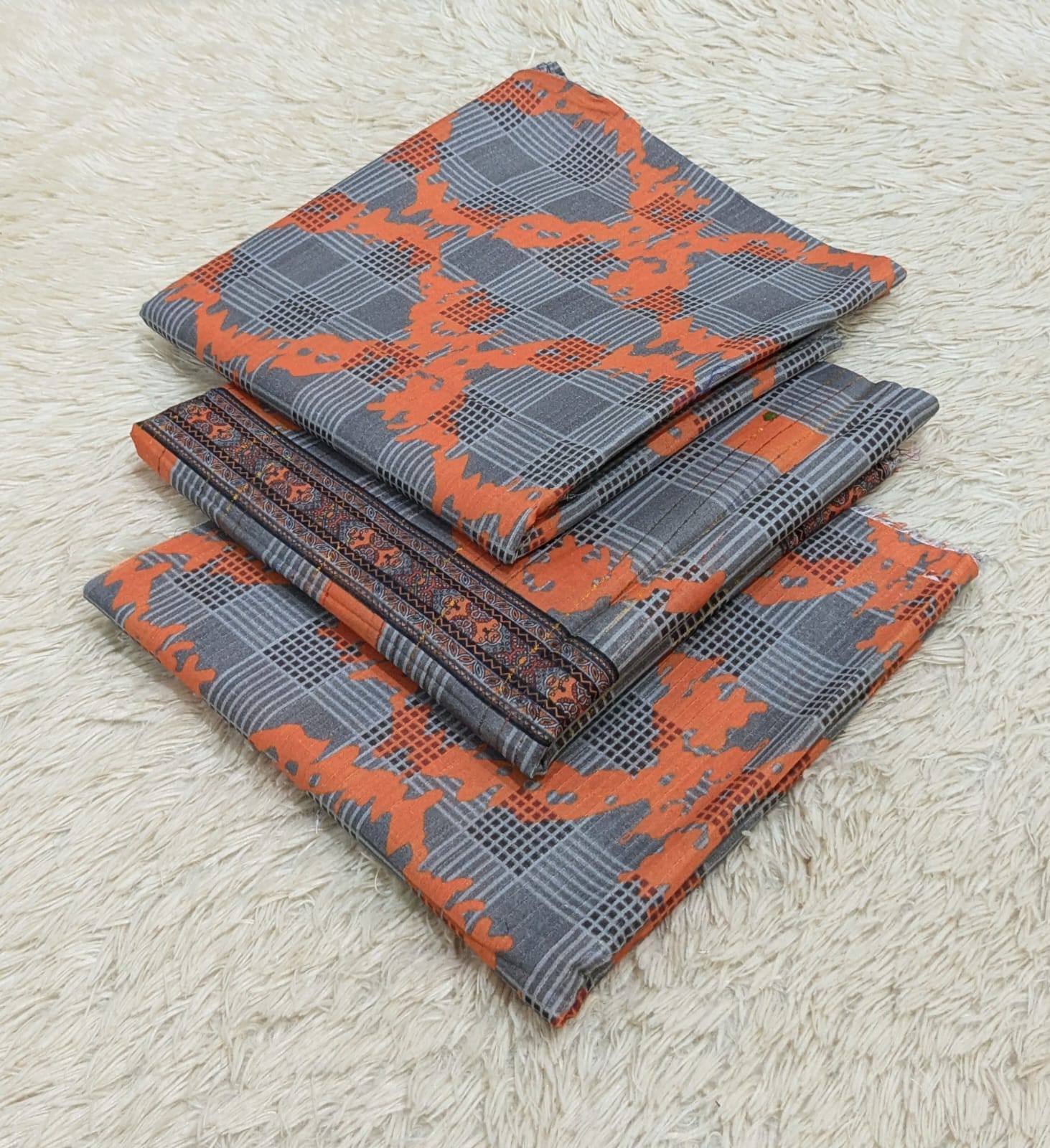 Digital Printed 3 Piece Soft Khaddar Suit -D#21