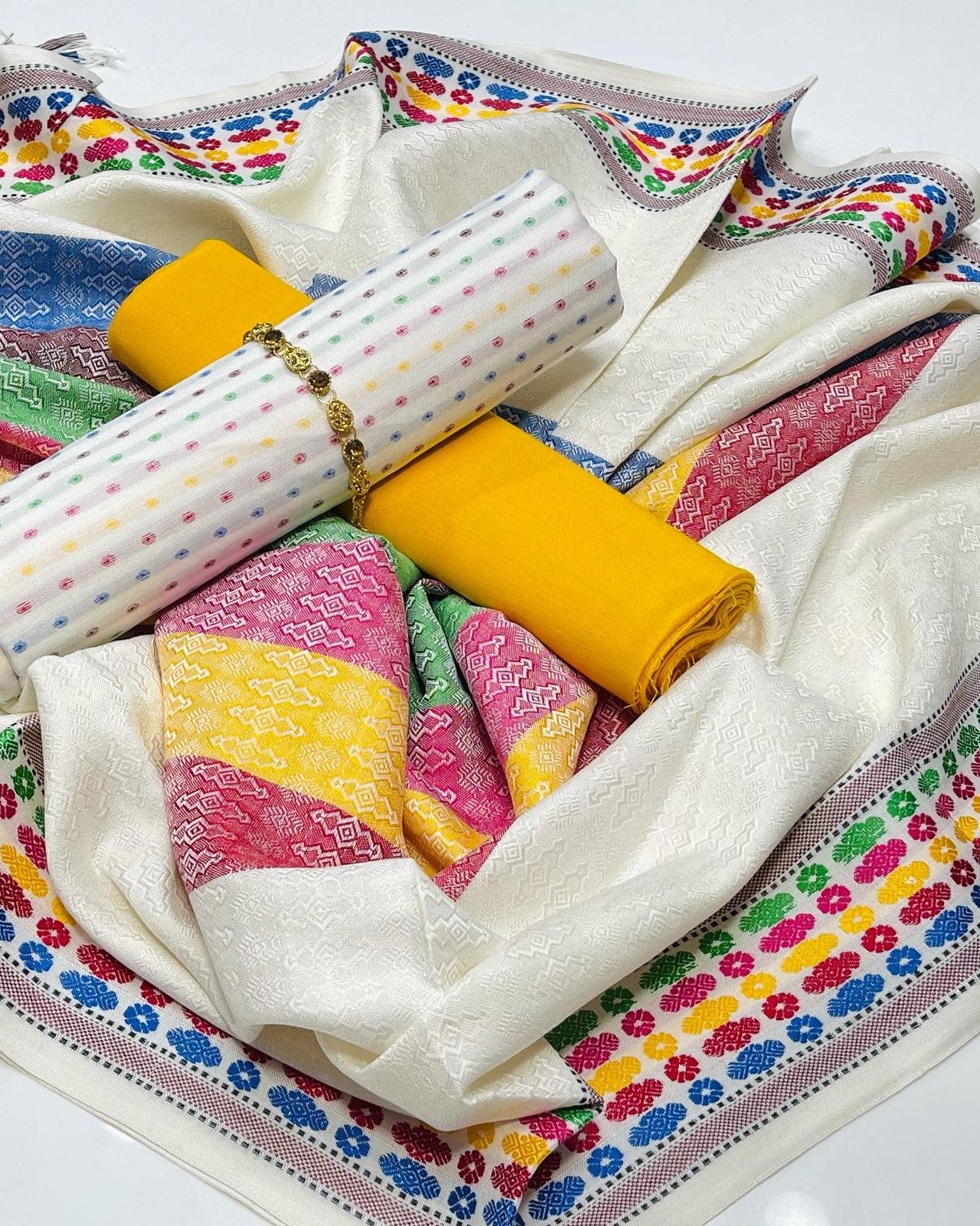 WINTER SILK DIGITAL PRINTED 3-PIECE - DP#111