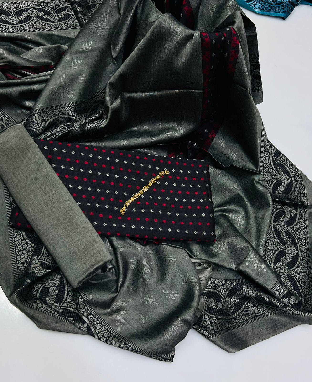 WINTER SILK DIGITAL PRINTED 3-PIECE - DP#124