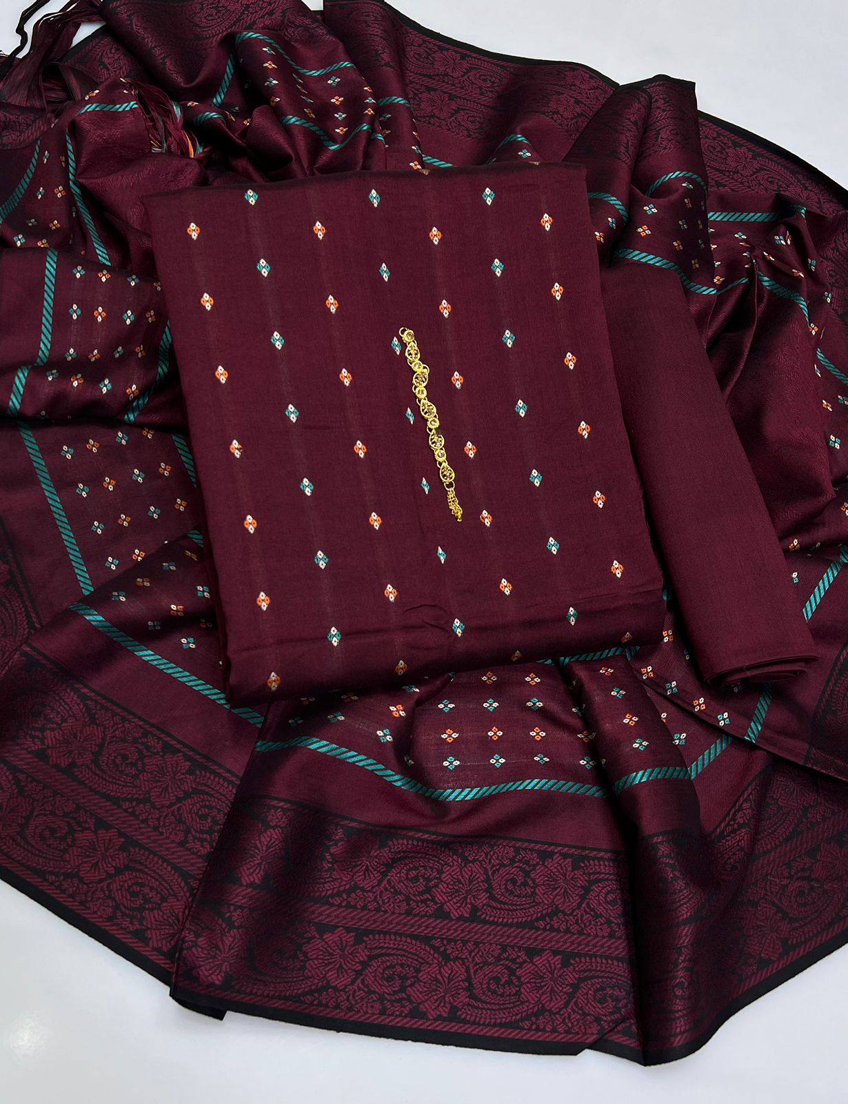 WINTER SILK DIGITAL PRINTED 3-PIECE - DP#125