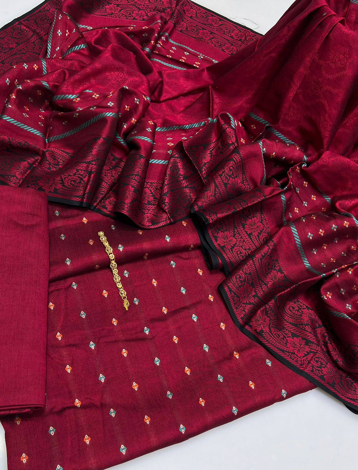 WINTER SILK DIGITAL PRINTED 3-PIECE - DP#126