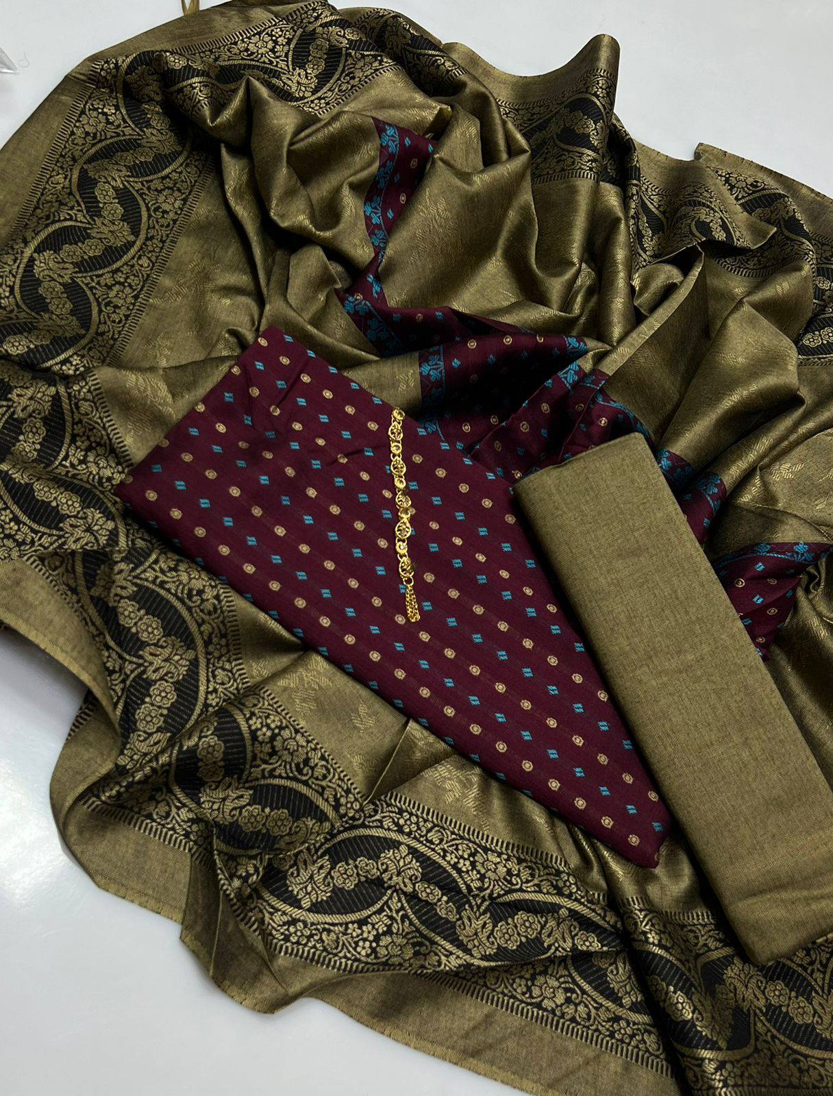 WINTER SILK DIGITAL PRINTED 3-PIECE - DP#128