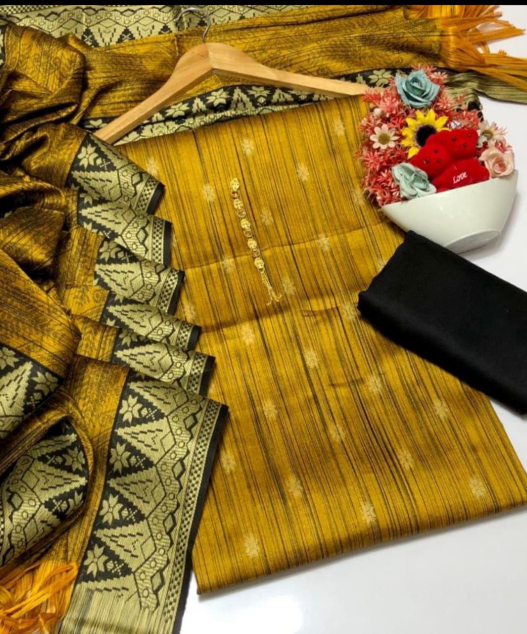 WINTER SILK DIGITAL PRINTED 3-PIECE - DP#132