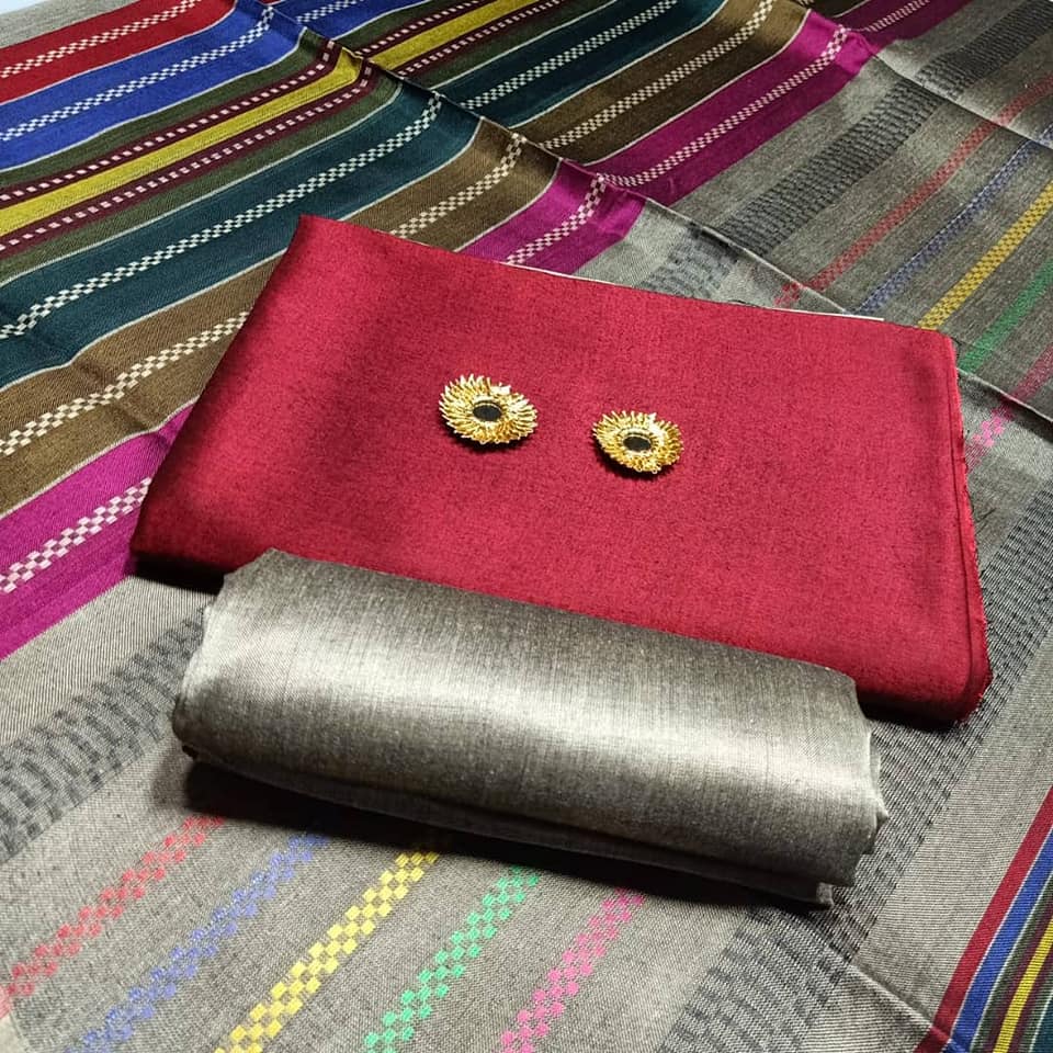 WINTER SILK DIGITAL PRINTED 3-PIECE - DP#148