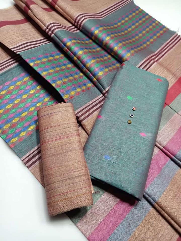 WINTER SILK DIGITAL PRINTED 3-PIECE - DP#153