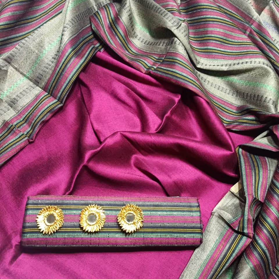 WINTER SILK DIGITAL PRINTED 3-PIECE - DP#157