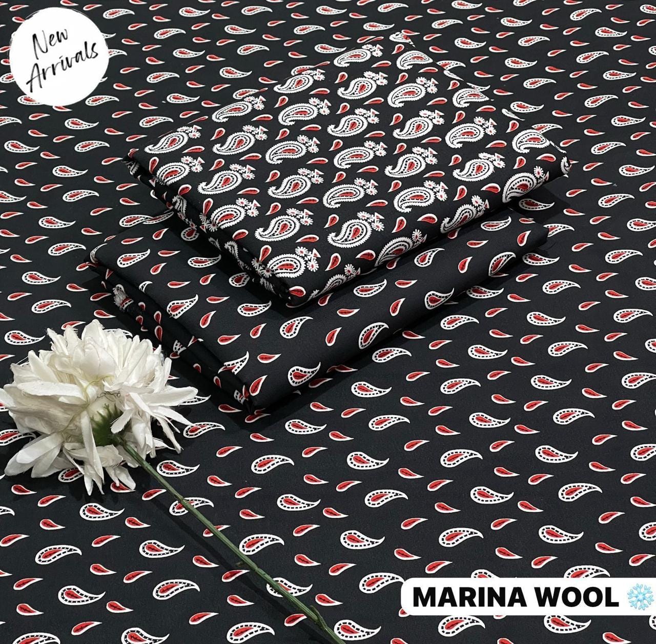 Premium Marina Digital Printed 2-Piece Suit -16