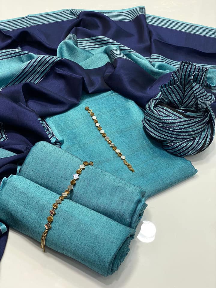 WINTER SILK DIGITAL PRINTED 3-PIECE - DP#163