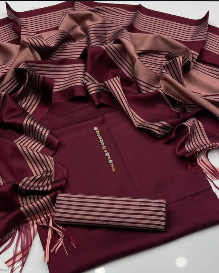 WINTER SILK DIGITAL PRINTED 3-PIECE - DP#180