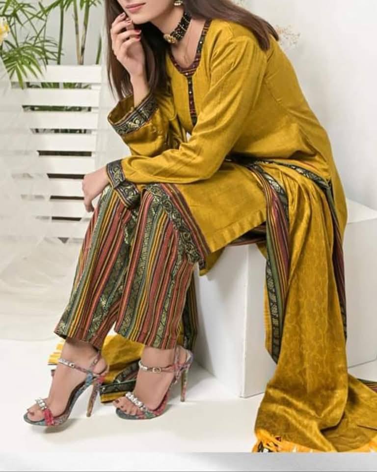 WINTER SILK DIGITAL PRINTED 3-PIECE - DP#01