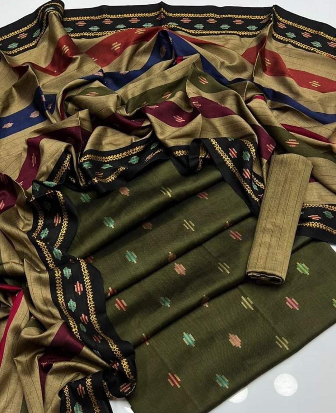 WINTER SILK DIGITAL PRINTED 3-PIECE - DP#190