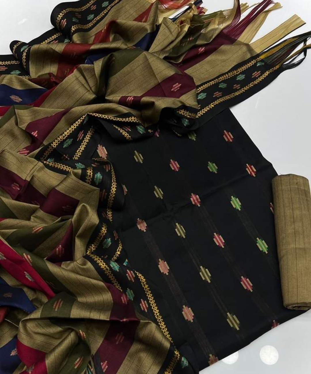 WINTER SILK DIGITAL PRINTED 3-PIECE - DP#191