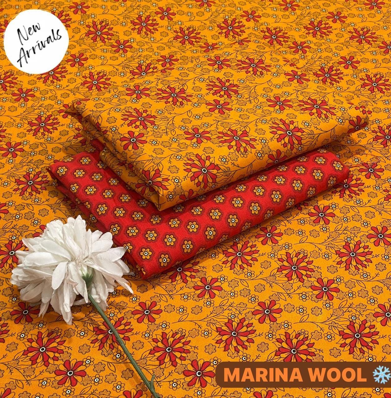 Premium Marina Digital Printed 2-Piece Suit -20