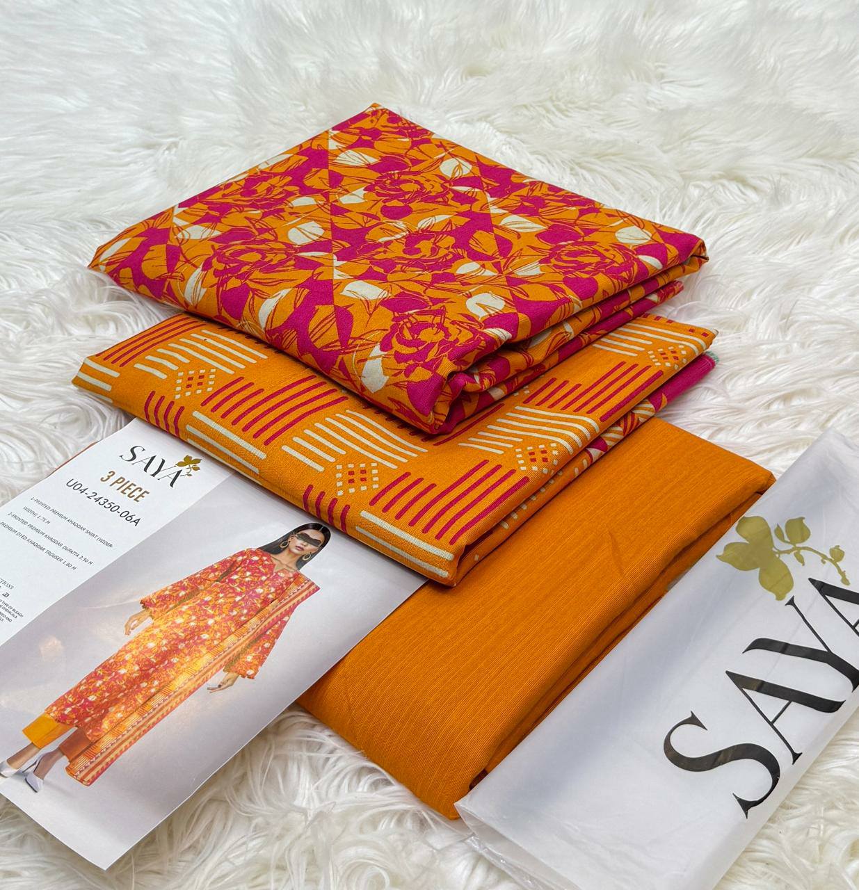 Digital Printed 3 Piece Soft Khaddar Suit-22