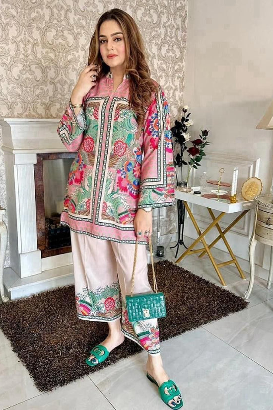 WINTER SILK DIGITAL PRINTED 3-PIECE - SD#25