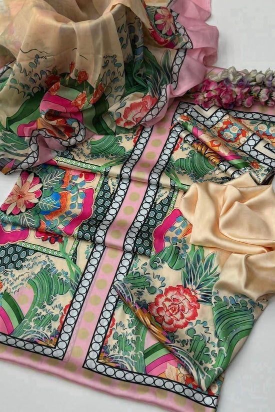 WINTER SILK DIGITAL PRINTED 3-PIECE - SD#25