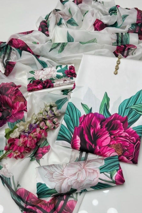WINTER SILK DIGITAL PRINTED 3-PIECE - SD#26