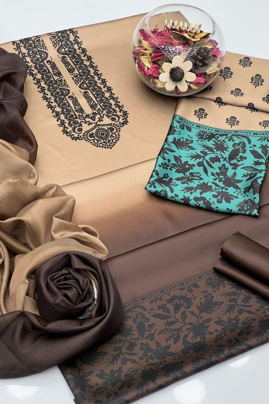 WINTER SILK DIGITAL PRINTED 3-PIECE - SD#29