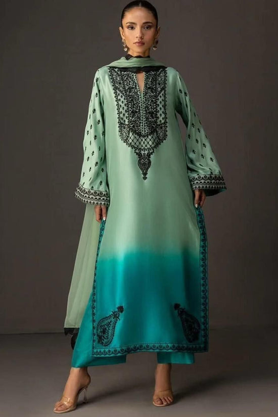 WINTER SILK DIGITAL PRINTED 3-PIECE - SD#30