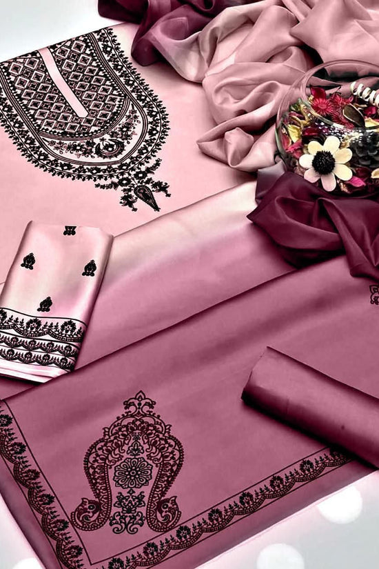 WINTER SILK DIGITAL PRINTED 3-PIECE - SD#31