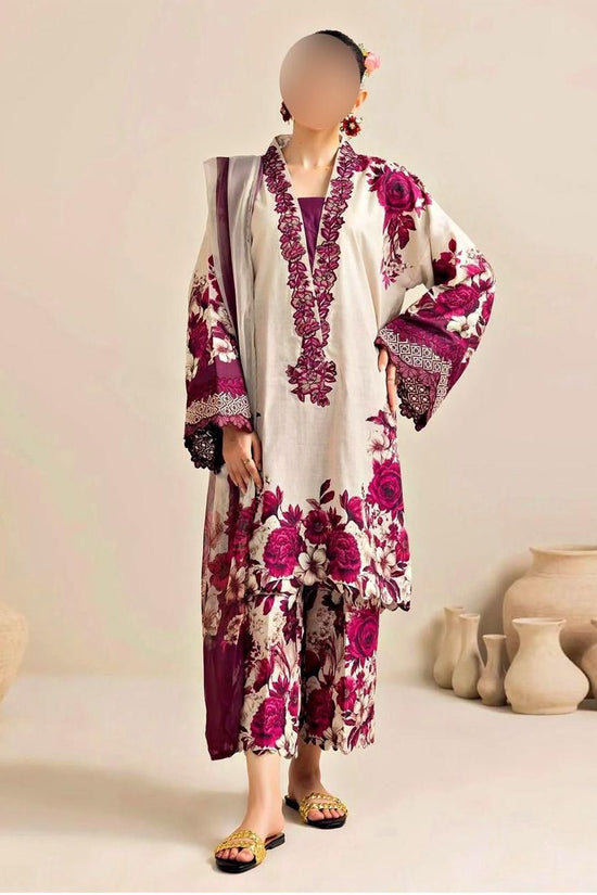 WINTER SILK DIGITAL PRINTED 3-PIECE - SD#42