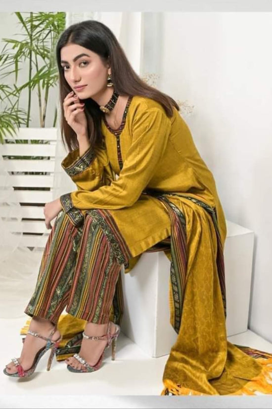 WINTER SILK DIGITAL PRINTED 3-PIECE - DP#56