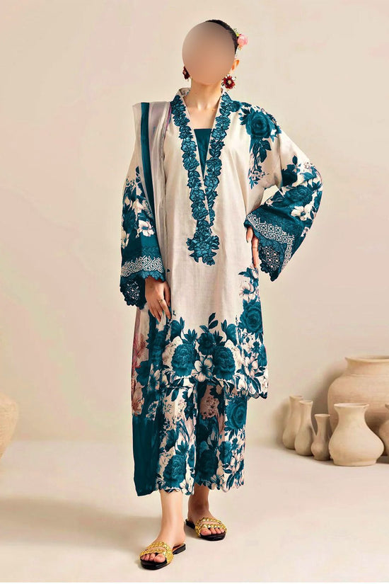 WINTER SILK DIGITAL PRINTED 3-PIECE - SD#43
