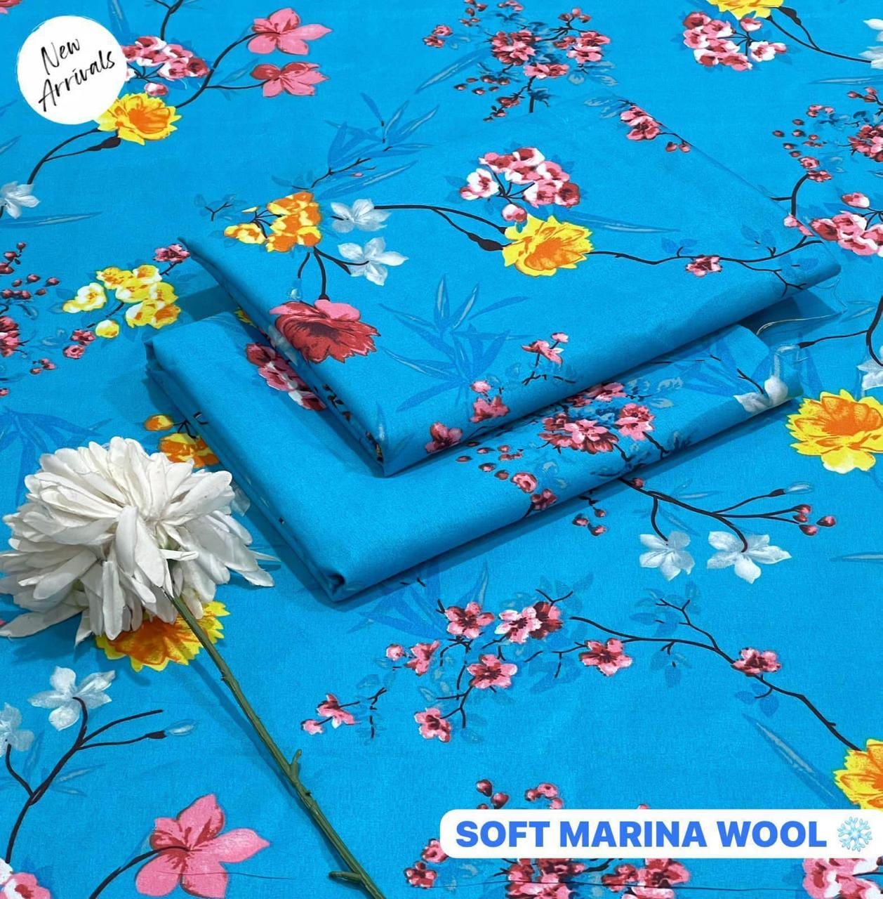 Premium Marina Digital Printed 2-Piece Suit -05