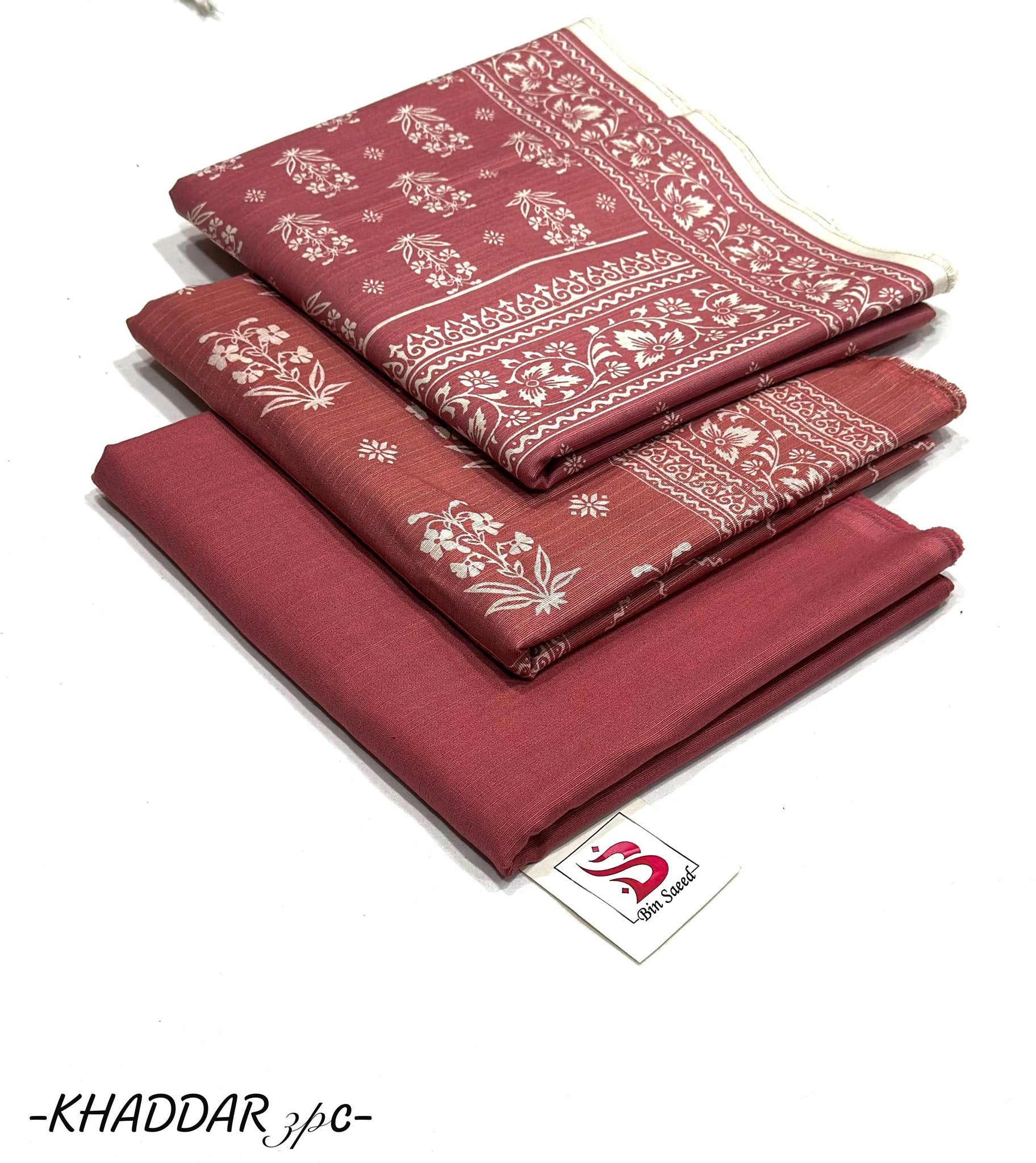 Bin Saeed Khaddar – Premium Winter Collection D#01