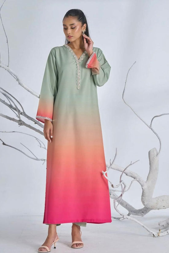 WINTER SILK DIGITAL PRINTED 3-PIECE - SD#45