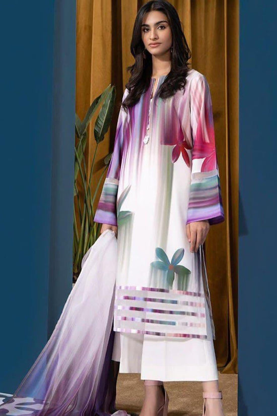 WINTER SILK DIGITAL PRINTED 3-PIECE - SD#49