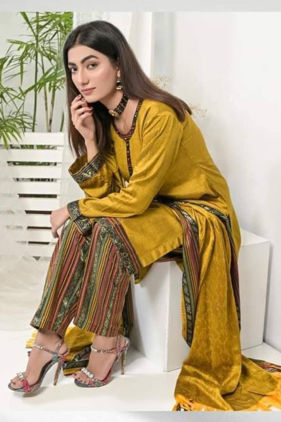 WINTER SILK DIGITAL PRINTED 3-PIECE - DP#71