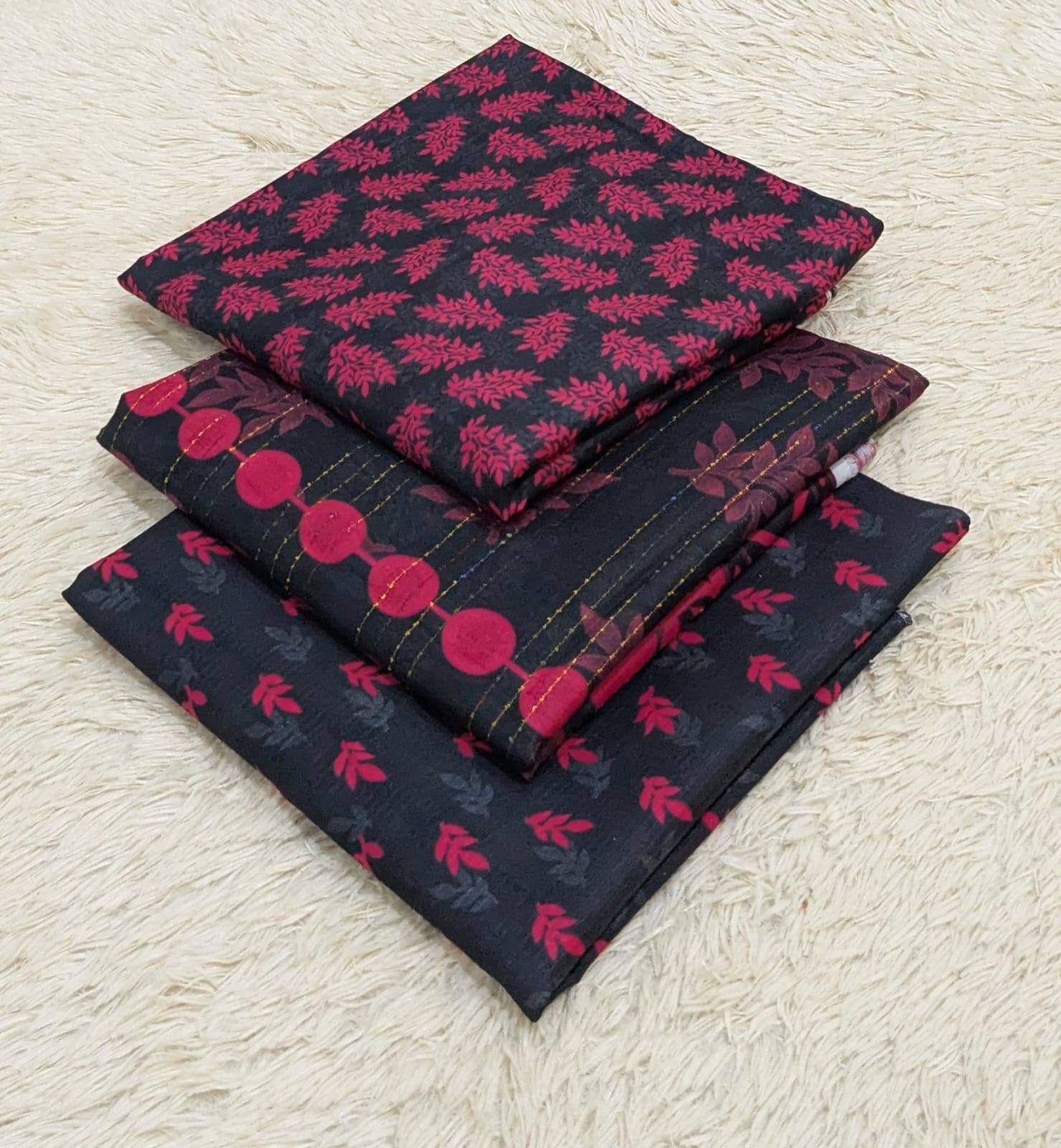 Digital Printed 3 Piece Soft Khaddar Suit -D#06