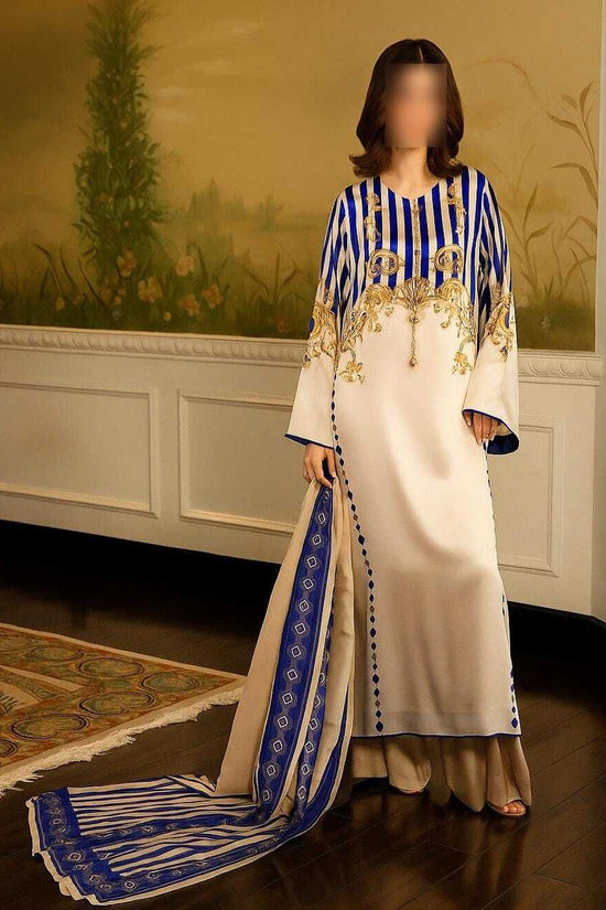 WINTER SILK DIGITAL PRINTED 3-PIECE - SD#57