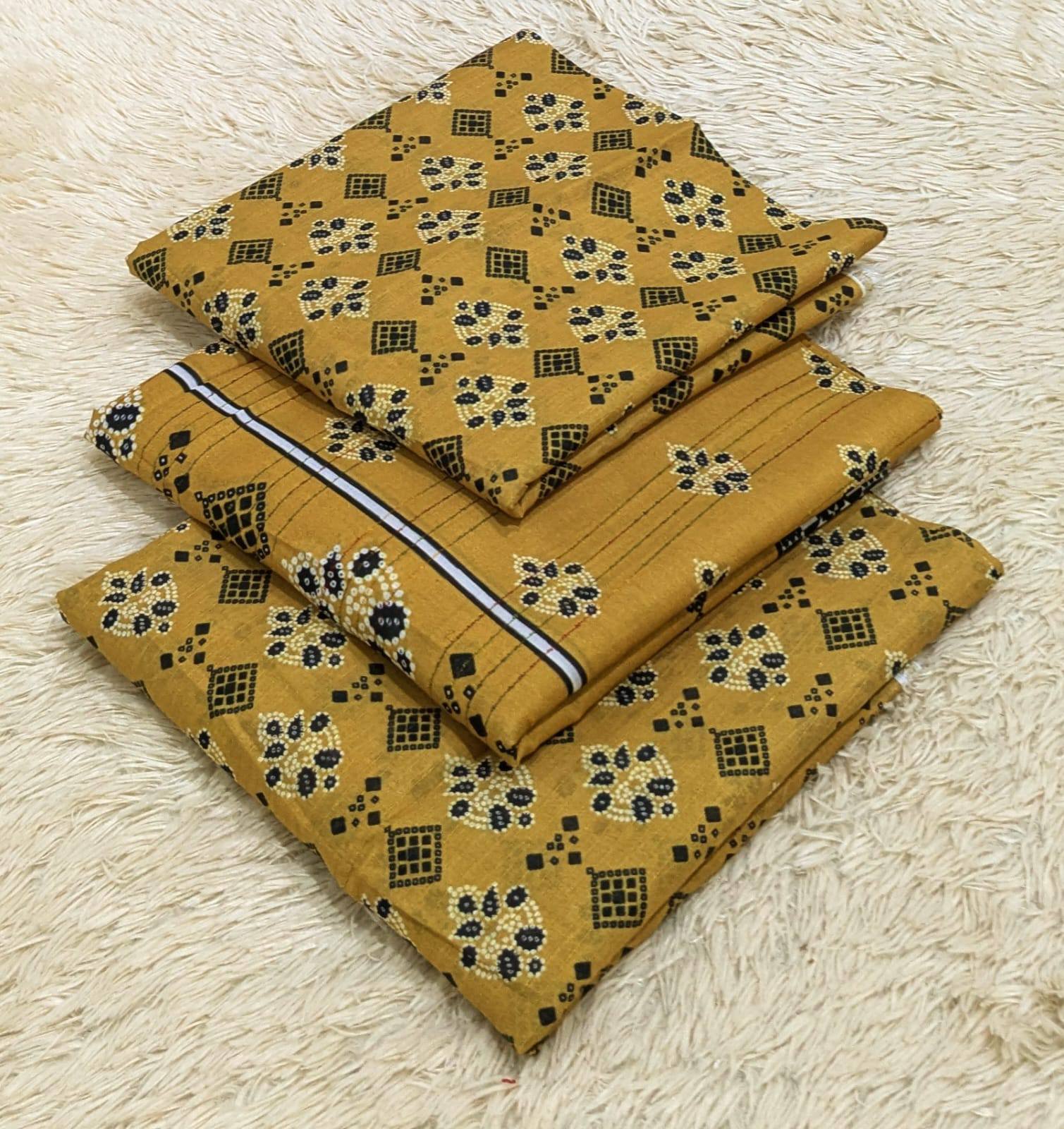 Digital Printed 3 Piece Soft Khaddar Suit -D#07