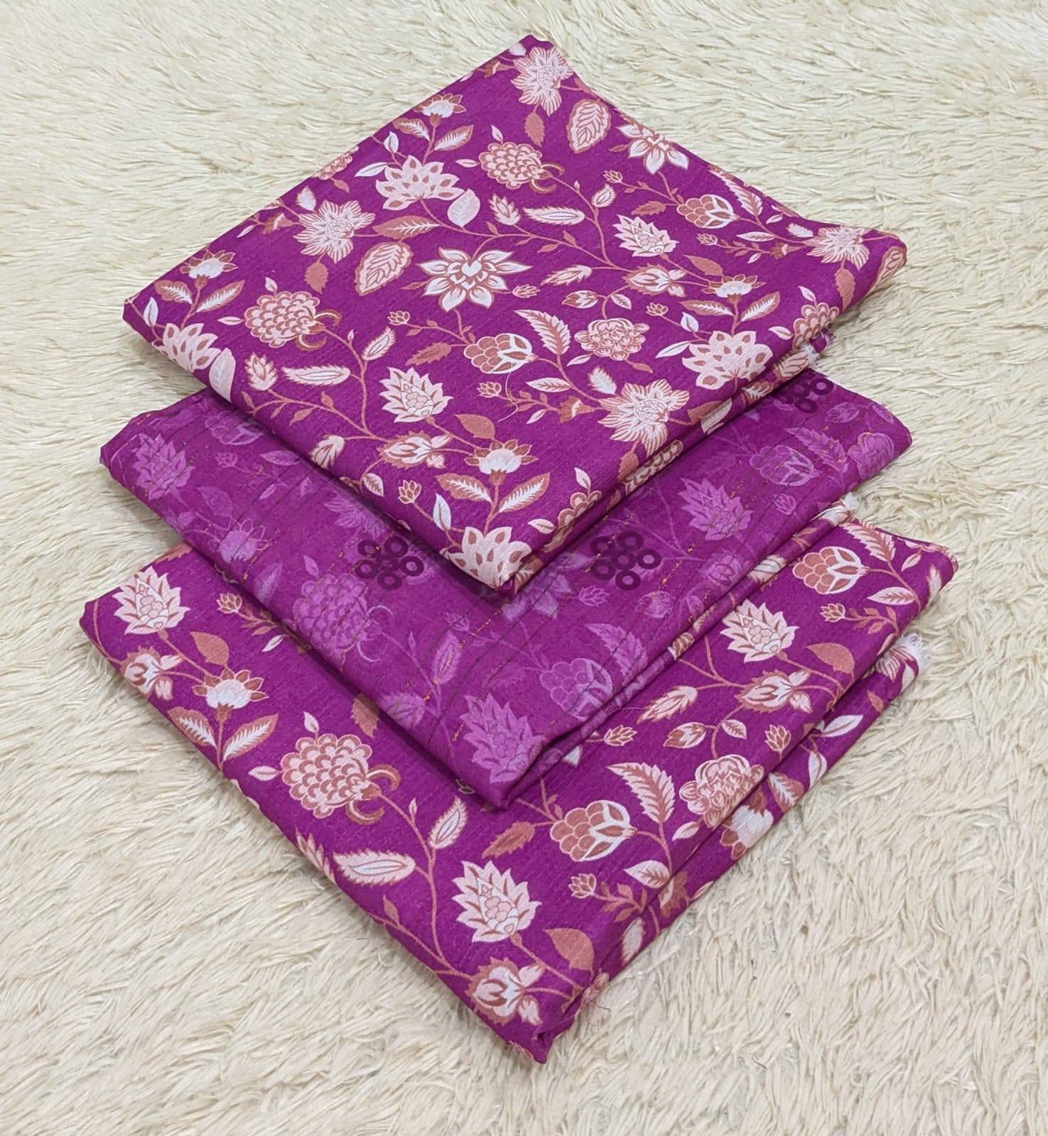 Digital Printed 3 Piece Soft Khaddar Suit -D#11