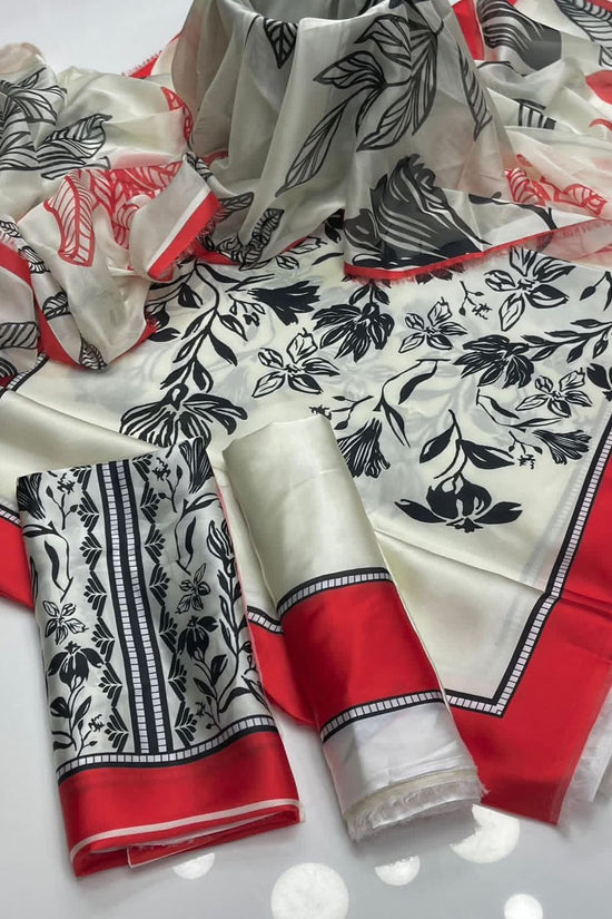 WINTER SILK DIGITAL PRINTED 3-PIECE - SD#58