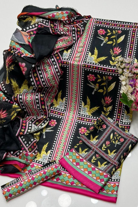 WINTER SILK DIGITAL PRINTED 3-PIECE - SD#62