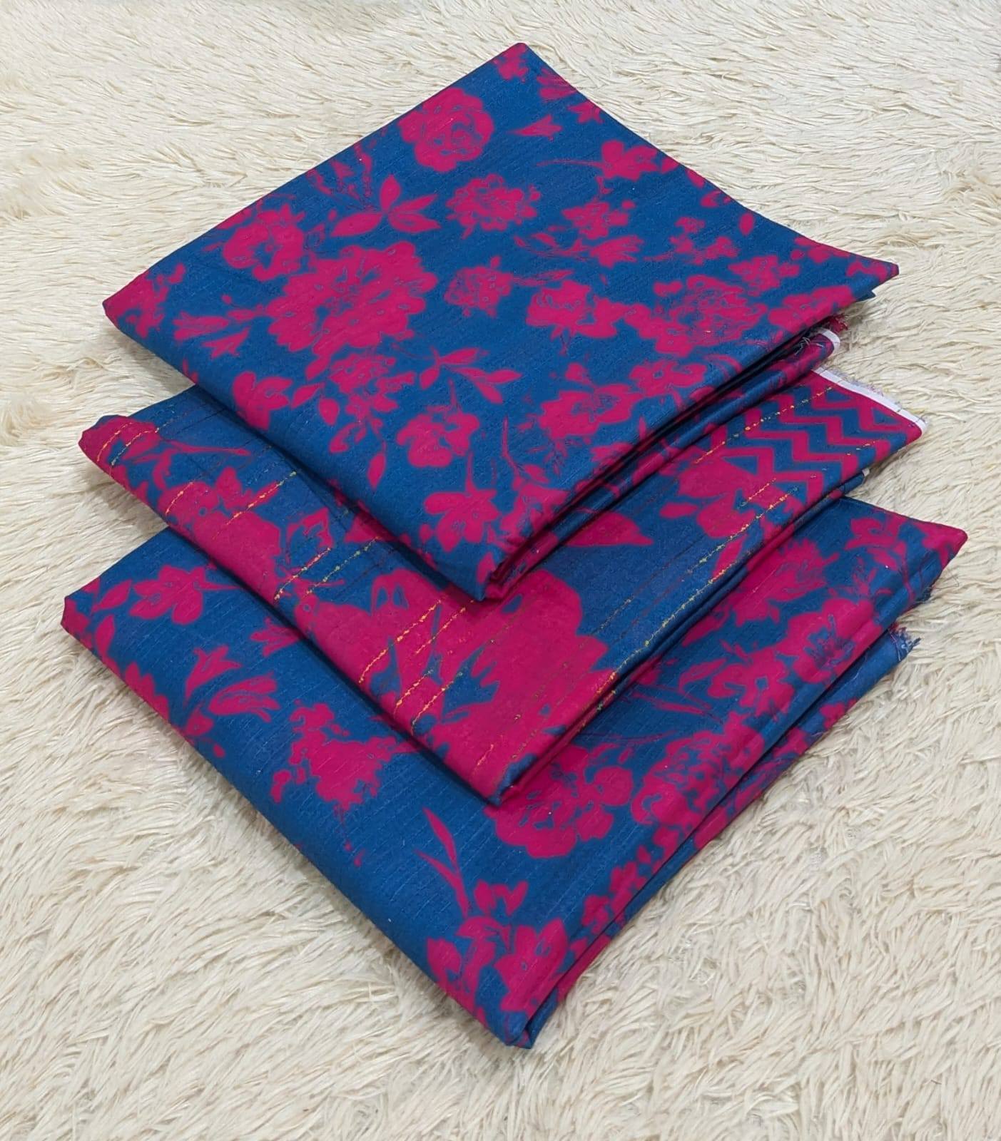 Digital Printed 3 Piece Soft Khaddar Suit -D#20